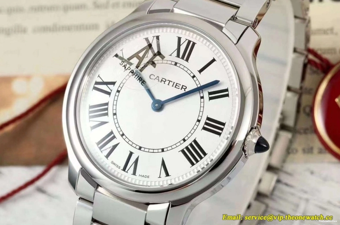 36mm SS Ronde Must White Quartz Dial SS AF 0128